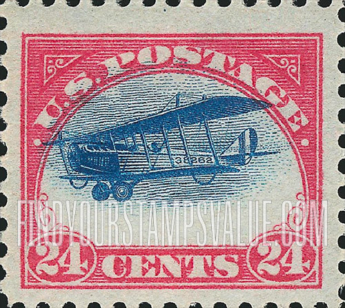 FindYourStampsValue: Air Post: CURTISS JENNY - Shift Error. High, Fast or Grounded Plane