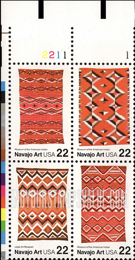 FindYourStampsValue: AMERICAN FOLK ART SERIES: Navajo Art