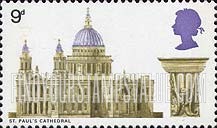 FindYourStampsValue: Great Britain (United Kingdom): British Cathedrals - St. Paul's Cathedral