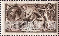 FindYourStampsValue: Great Britain (United Kingdom): King George V - "Britannia Rule the Waves"