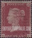 FindYourStampsValue: Great Britain (United Kingdom): Queen Victoria - Penny Red, Re-engraved