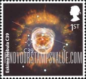 FindYourStampsValue: Great Britain (United Kingdom): Astronomical Objects - Eskimo Nebula C39