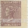 FindYourStampsValue: Great Britain (United Kingdom): Queen Victoria - Six Pence Deep Lilac