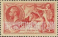 FindYourStampsValue: Great Britain (United Kingdom): King George V - "Britannia Rule the Waves"