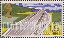 FindYourStampsValue: Great Britain (United Kingdom): British Bridges - Viaduct, Highway M4