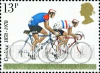 FindYourStampsValue: Great Britain (United Kingdom): British Bicycles - Road Racers