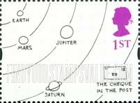 FindYourStampsValue: Great Britain (United Kingdom): Greetings Cartoons - The Check in the Post