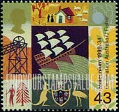 FindYourStampsValue: Great Britain (United Kingdom): Emigration - Destination Australia