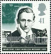 FindYourStampsValue: Great Britain (United Kingdom): Pioneers of Communication - Guglielmo Marconi, Early Wireless Equipment