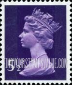 FindYourStampsValue: Great Britain (United Kingdom): Machin Definitives - Queen Elizabeth