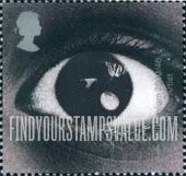 FindYourStampsValue: Great Britain (United Kingdom): Sound & Vision - Eye, Year of the Artist