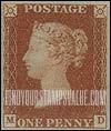 FindYourStampsValue: Great Britain (United Kingdom): Queen Victoria - Penny Red