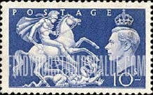 FindYourStampsValue: Great Britain (United Kingdom): H.M.S. Victory - St. George Slaying the Dragon