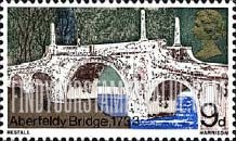 FindYourStampsValue: Great Britain (United Kingdom): British Bridges - Aberfeldy Bridge, Perthshire