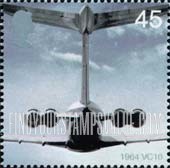 FindYourStampsValue: Great Britain (United Kingdom): Jet Aircraft - VC10, 1964