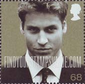 FindYourStampsValue: Great Britain (United Kingdom): Prince William, 21st Birthday
