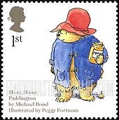 FindYourStampsValue: Great Britain (United Kingdom): Animals from Children's Books - Paddington Bear, from More about Paddington, by Michael Bond