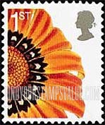 FindYourStampsValue: Great Britain (United Kingdom): Smilers - Flower, Self-Adhesive Booklet Stamp