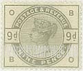 FindYourStampsValue: Great Britain (United Kingdom): Queen Victoria - Nine Pence Green
