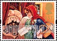 FindYourStampsValue: Great Britain (United Kingdom): Greetings, Messages - Little Red Riding Hood, Booklet Stamp
