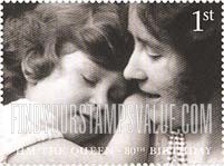 FindYourStampsValue: Great Britain (United Kingdom): Queen Elizabeth II, 80th Birthday - Queen as Child, with Mother, 1931