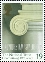 FindYourStampsValue: Great Britain (United Kingdom): National Trust, Centenary - Celebrating 100 Years