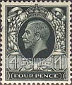 FindYourStampsValue: Great Britain (United Kingdom): King George V - Four Pence