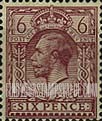 FindYourStampsValue: Great Britain (United Kingdom): King George V - Six Pence