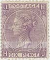 FindYourStampsValue: Great Britain (United Kingdom): Queen Victoria - Six Pence Red Violet