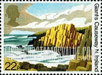 FindYourStampsValue: Great Britain (United Kingdom): 50th Anniversary of National Trust for Scotland - Giant's Causeway, County Antrim, Nothern Ireland