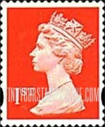 FindYourStampsValue: Great Britain (United Kingdom): Machin Definitives - Queen Elizabeth, Self-Adhesive Stamp