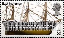FindYourStampsValue: Great Britain (United Kingdom): British Ships - East Indiaman