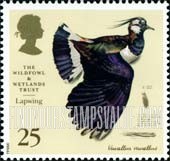 FindYourStampsValue: Great Britain (United Kingdom): Wildfowl and Wetlands Trust, 50th Anniversary - Lapwing