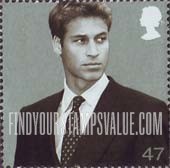 FindYourStampsValue: Great Britain (United Kingdom): Prince William, 21st Birthday