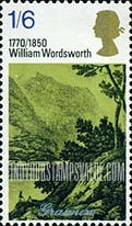 FindYourStampsValue: Great Britain (United Kingdom): Literary Anniversaries - "Grasmere," by William Wordsworth