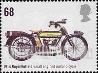 FindYourStampsValue: Great Britain (United Kingdom): Motorcycles - 1914 Royal Enfield