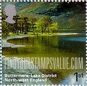 FindYourStampsValue: Great Britain (United Kingdom): English Scenery - Buttermere, Lake District