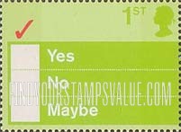 FindYourStampsValue: Great Britain (United Kingdom): Check-off Slogans - Yes, No, Maybe
