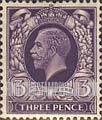 FindYourStampsValue: Great Britain (United Kingdom): King George V - Three Pence