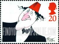 FindYourStampsValue: Great Britain (United Kingdom): Comedians - Tommy Cooper