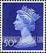 FindYourStampsValue: Great Britain (United Kingdom): Machin Definitives - Queen Elizabeth