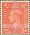 FindYourStampsValue: Great Britain (United Kingdom): King George VI - Two Pence