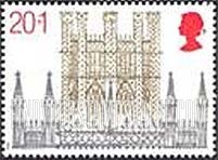 FindYourStampsValue: Great Britain (United Kingdom): Ely Cathedral, Cambridgeshire - Central Tower