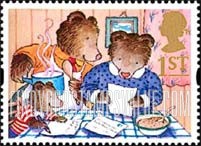 FindYourStampsValue: Great Britain (United Kingdom): Greetings, Messages - The Three Bears, Booklet Stamp