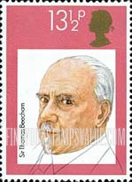 FindYourStampsValue: Great Britain (United Kingdom): British Conductors - Thomas Beecham