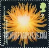 FindYourStampsValue: Great Britain (United Kingdom): Royal Horticultural Society, Bicentenary - Dahlia "Garden Princess"