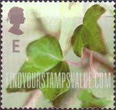 FindYourStampsValue: Great Britain (United Kingdom): Christmas - Ivy, Self-Adhesive Stamp