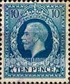 FindYourStampsValue: Great Britain (United Kingdom): King George V - Ten Pence