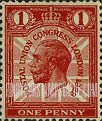 FindYourStampsValue: Great Britain (United Kingdom): Universal Postal Union, 9th Congress, and King George V