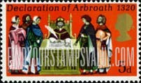 FindYourStampsValue: Great Britain (United Kingdom): General Anniversaries - Signing of the Declaration of Arbroath